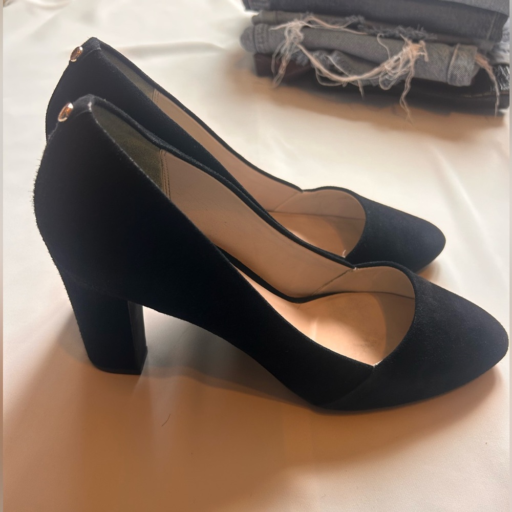 Cole Haan Women's Black Suede Heels